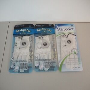 FootJoy StaCooler for Women‎ Golf Gloves Lot of 3 Right Hand Small Cool Fit Aloe